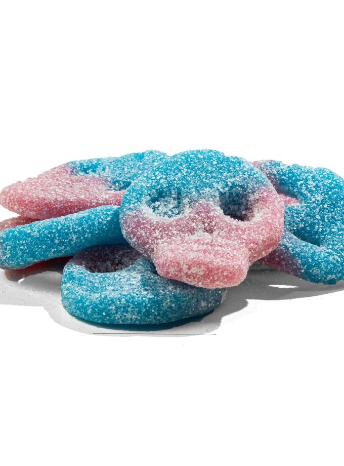 4oz Cotton Candy Sour Skulls (Gluten-Free, Vegan) For Sale