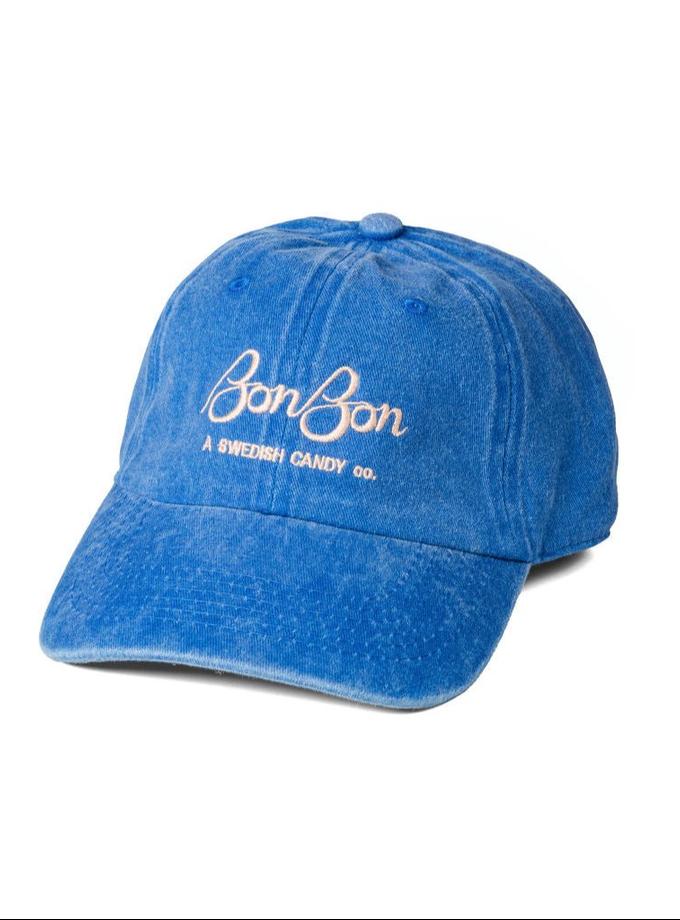 BonBon Dad Hat - Cerulean Denim and Pink High Quality