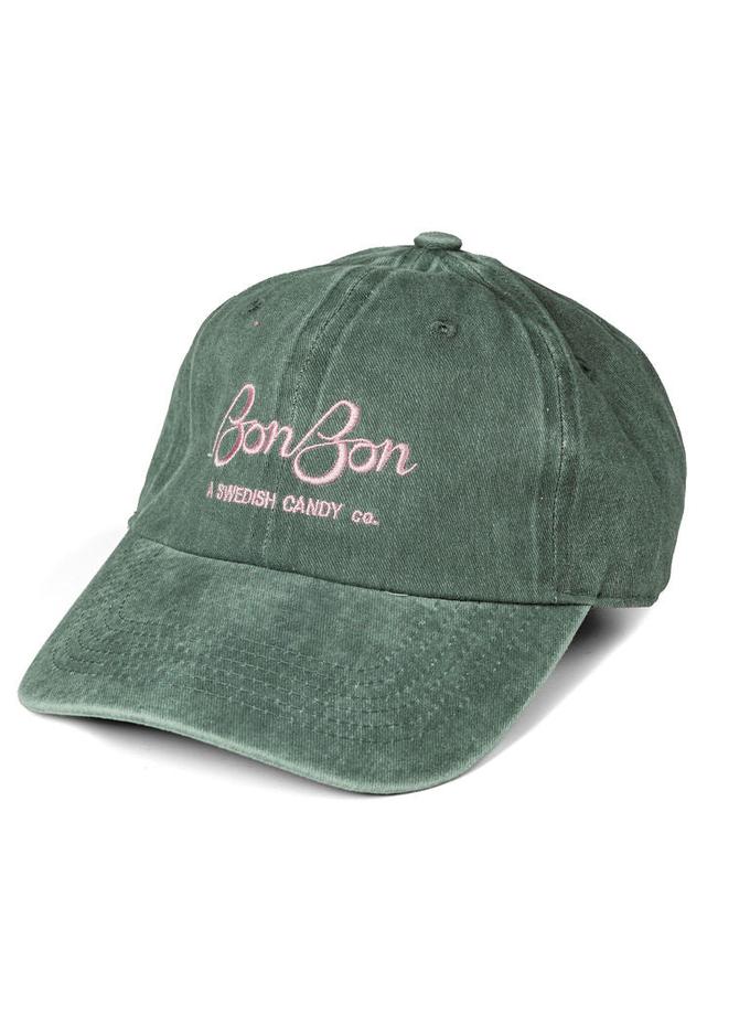 BonBon Dad Hat - Gray Denim and Pink Free shipping