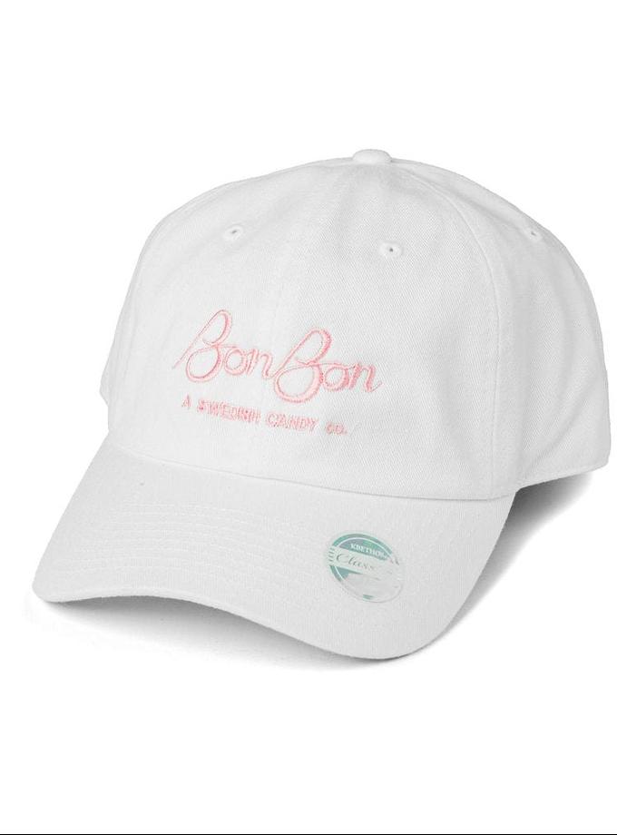 BonBon Dad Hat - White and Pink New Arrival